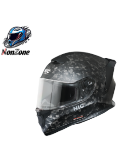 Nón Fullface NIC N02 Carbon forged Nhám